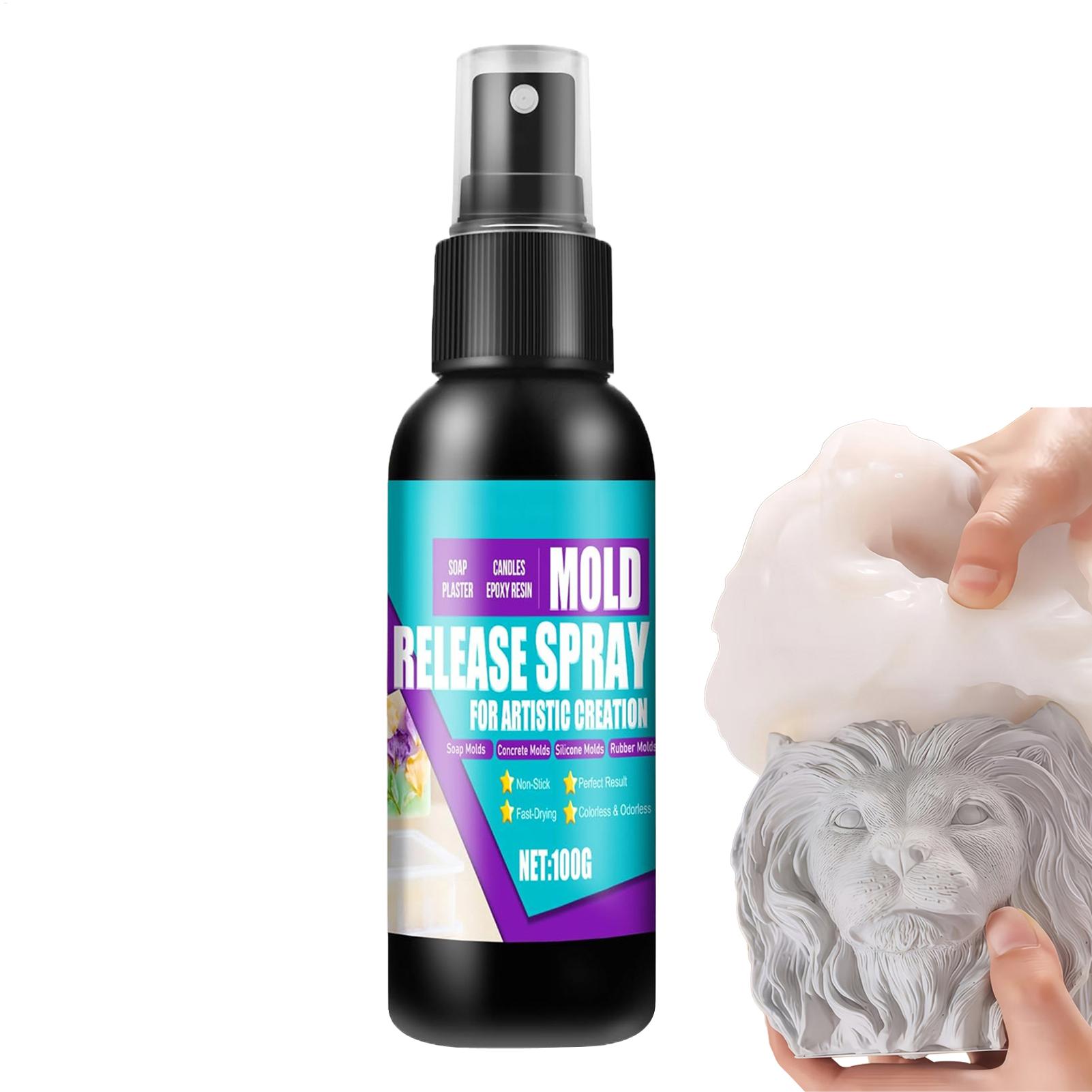 Candle Molds - Spray Desmoldante 100g, Agente Antiaderente para