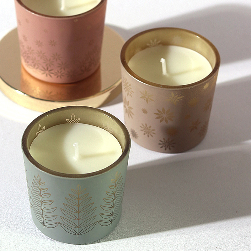 Candle Fragrance - Velas de cerâmica coloridas, fragrância criativa