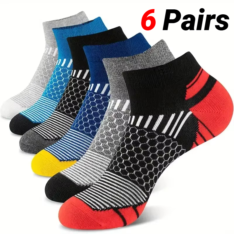 Candle Wick - 6 Pares de Meias Curtas Esportivas