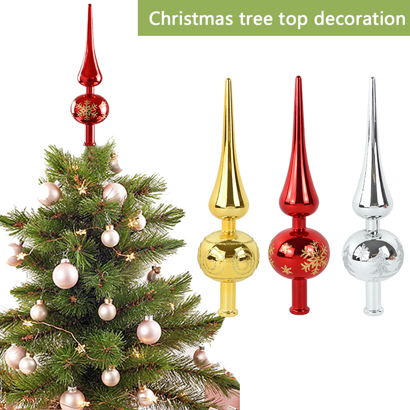 Candle Lighter - 23cm árvore de natal topper vermelho
