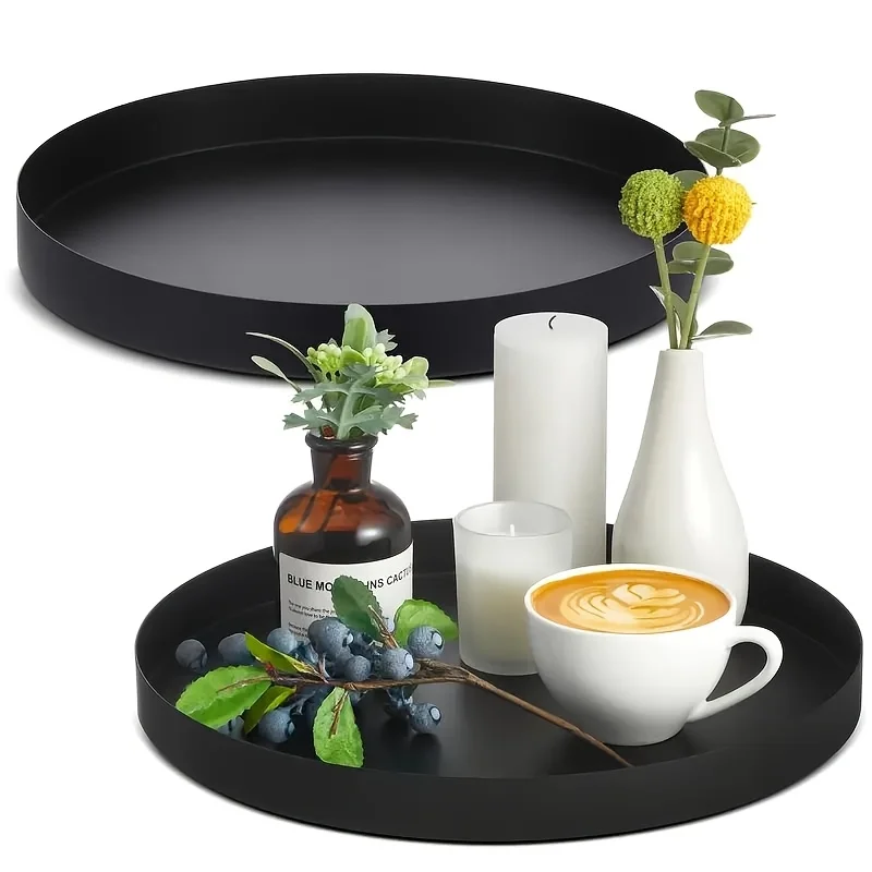 Bandeja circular ABS preta mod - Silk Candle avaliação e preço