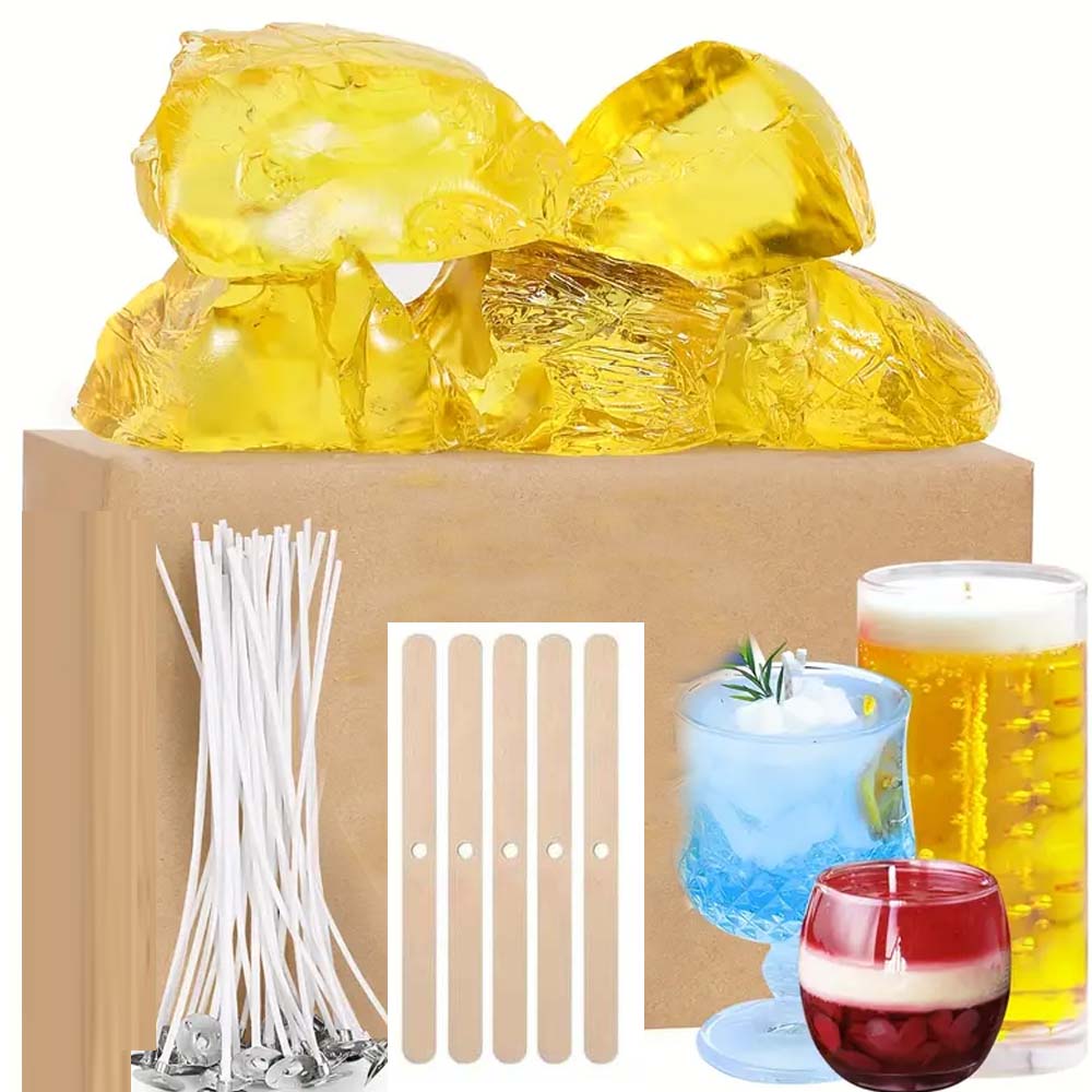 200g de cera gelatinosa transp - Candle Making Kit avaliação e preço