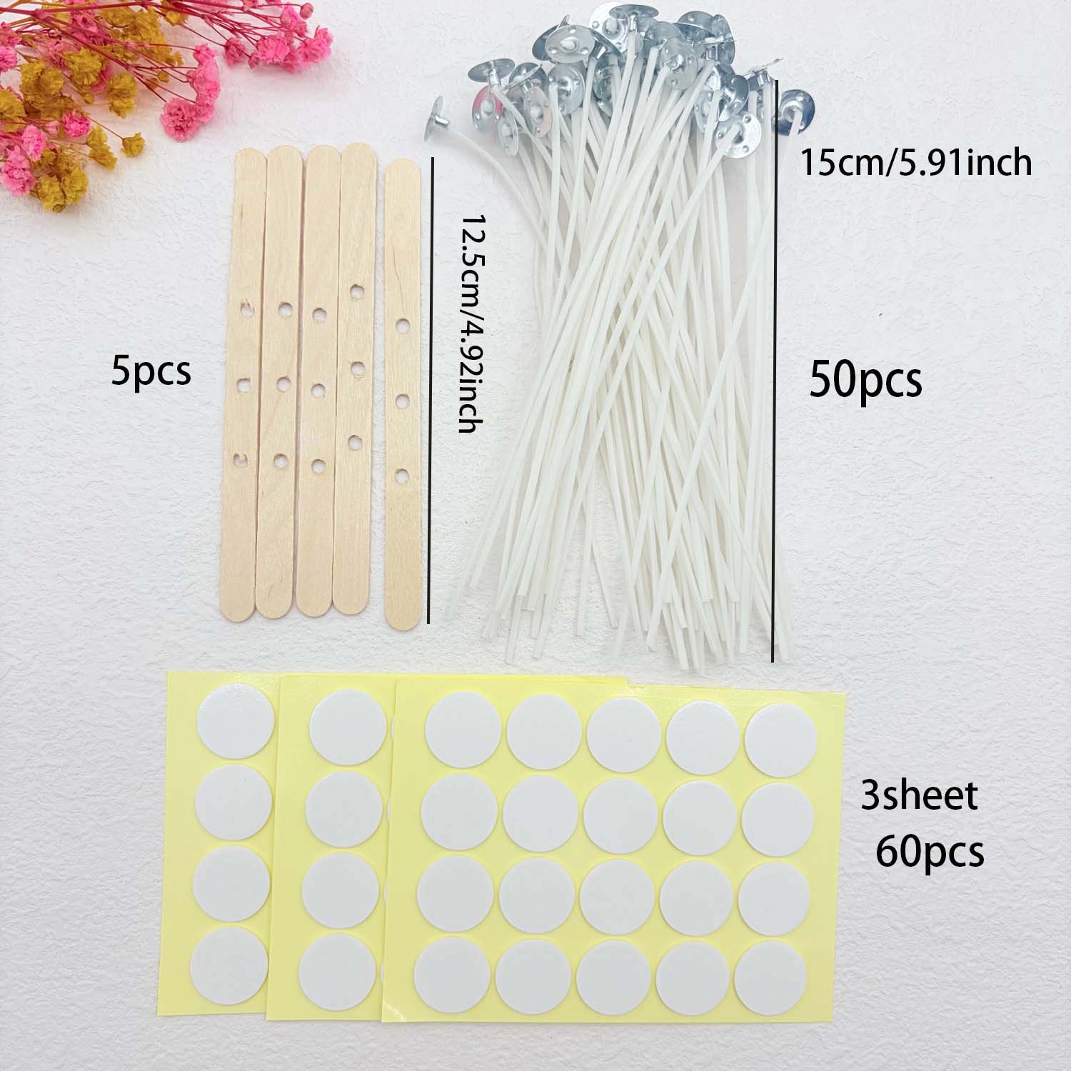 1 CONJUNTO de Kits DIY para Fa - Candle Making Kit avaliação e preço