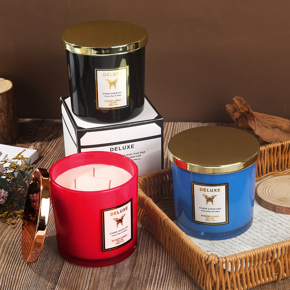 Vela perfumada com capa de vid - Soy Wax avaliação e preço