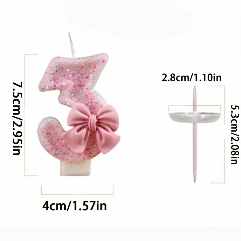 1pc rosa borboleta em forma de - Paraffin Wax avaliação e preço
