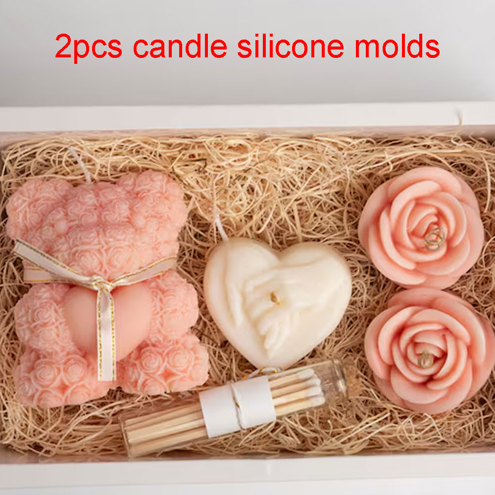 Urso de pelúcia calor rosa sil - Candle Making Kit avaliação e preço
