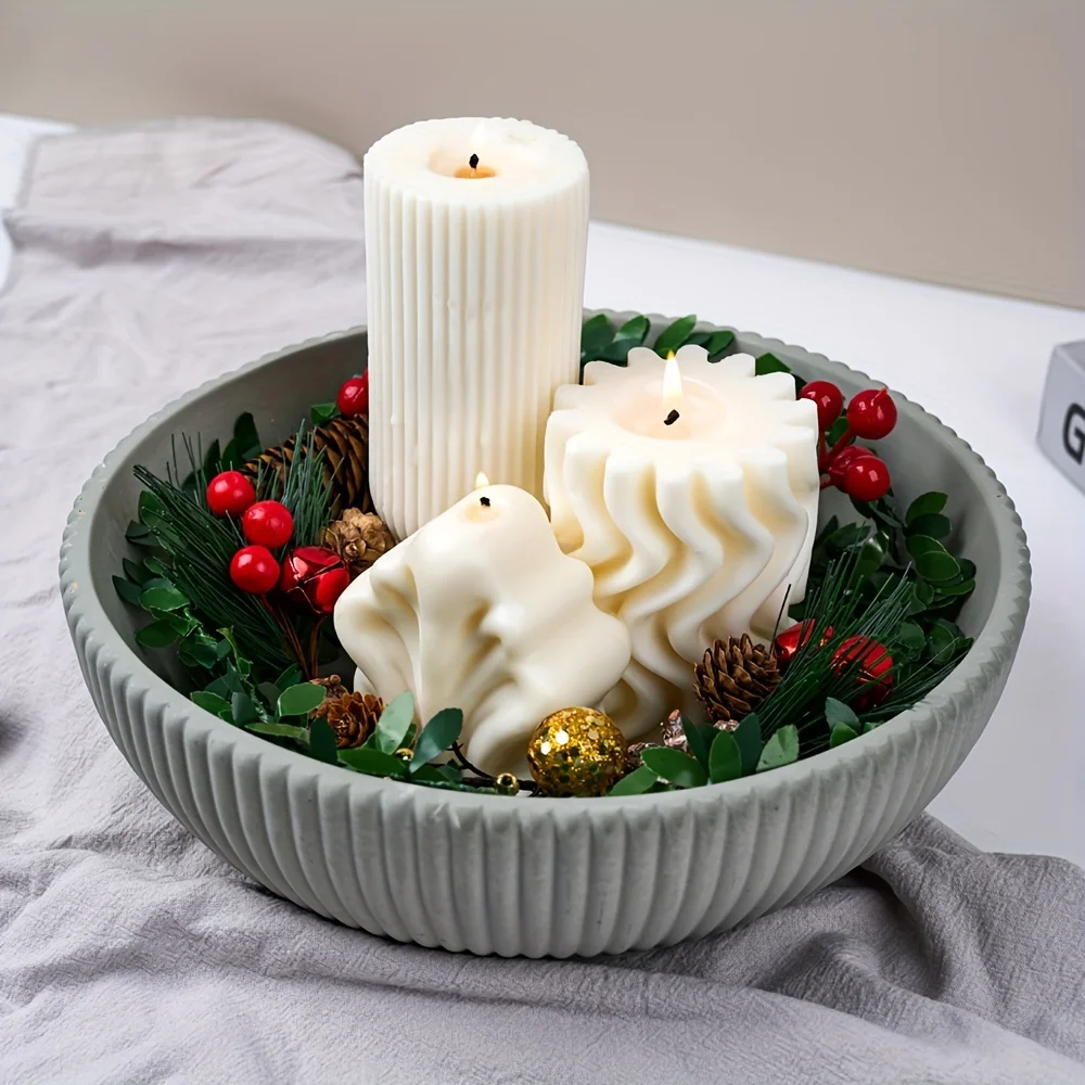 Molde de silicone de 1 anel pa - Candle Molds avaliação e preço