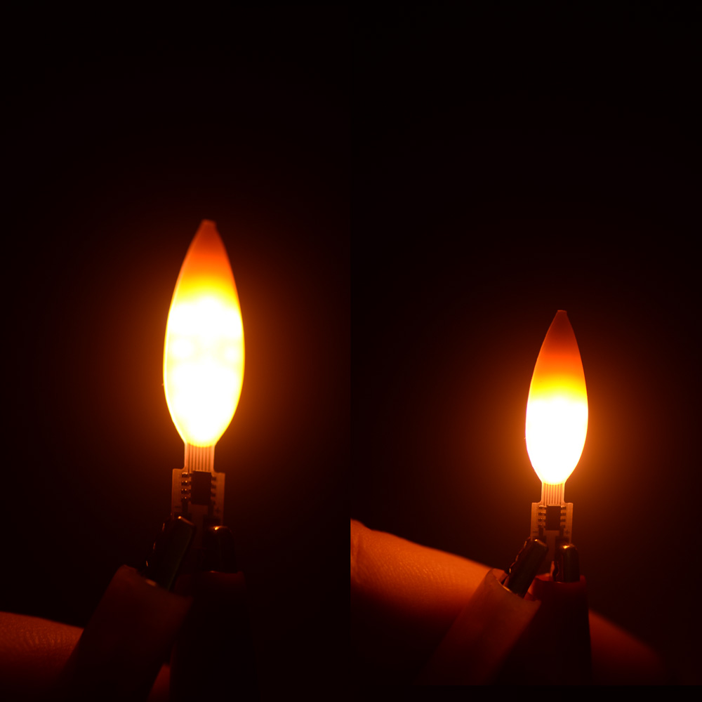 Luz LED Pequena de 3V DC com E - Candle Wick avaliação e preço